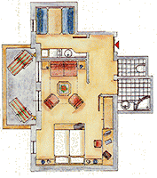 Apartment for 2 persons