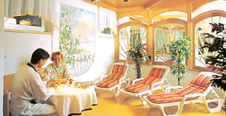 After an exciting day of skiing, simply relax in the wellness area at Guesthouse Liechtenstein
